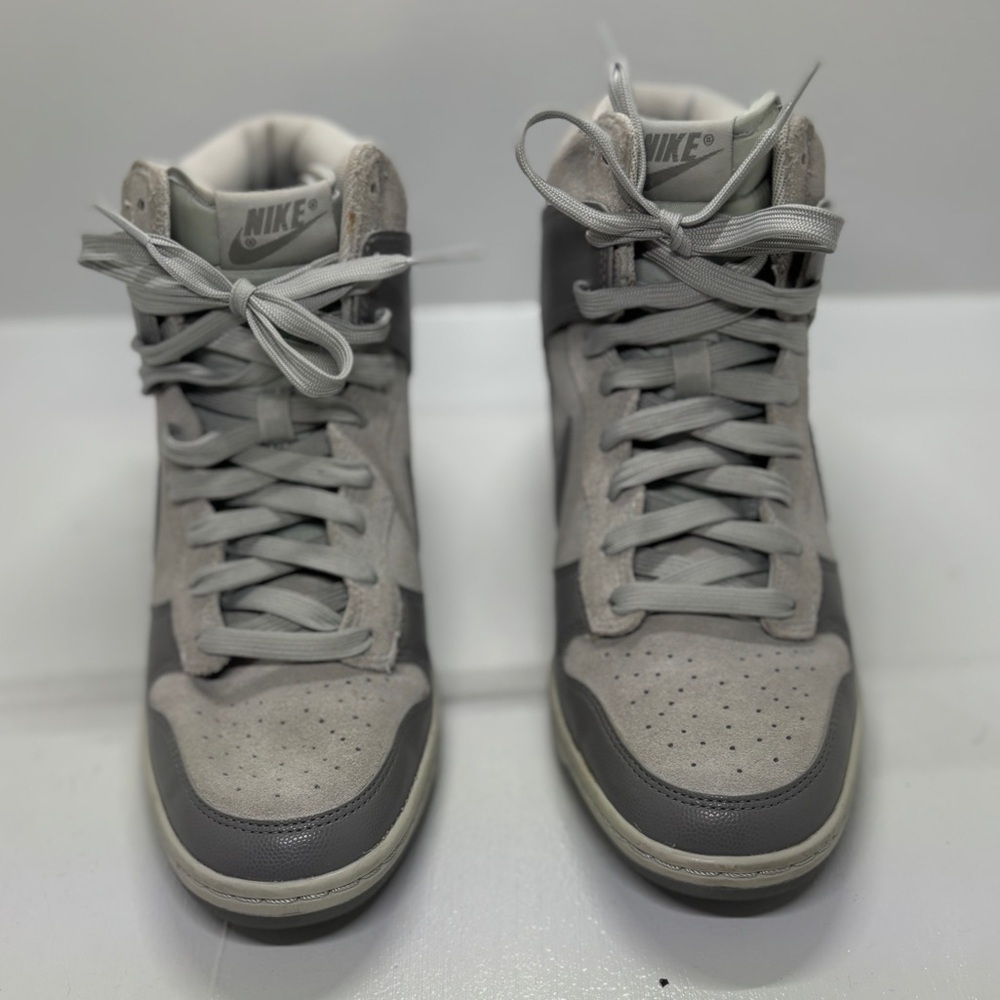 Nike Dunk Sky High Canyon Gray Wedge Sneakers Shoes Women's Size 8.5 - Picture 5 of 8